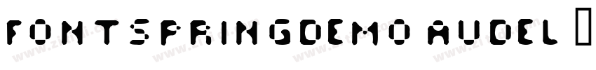 FONTSPRINGDEMO Audel字体转换